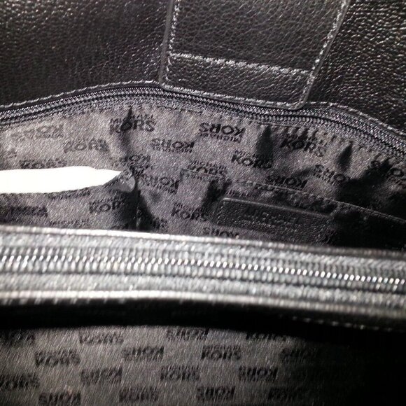 MICHAEL KORS-Hamilton-Large East West Tote-Black Pebbled Leather-NWOT-AUTHENTIC - Picture 4 of 7